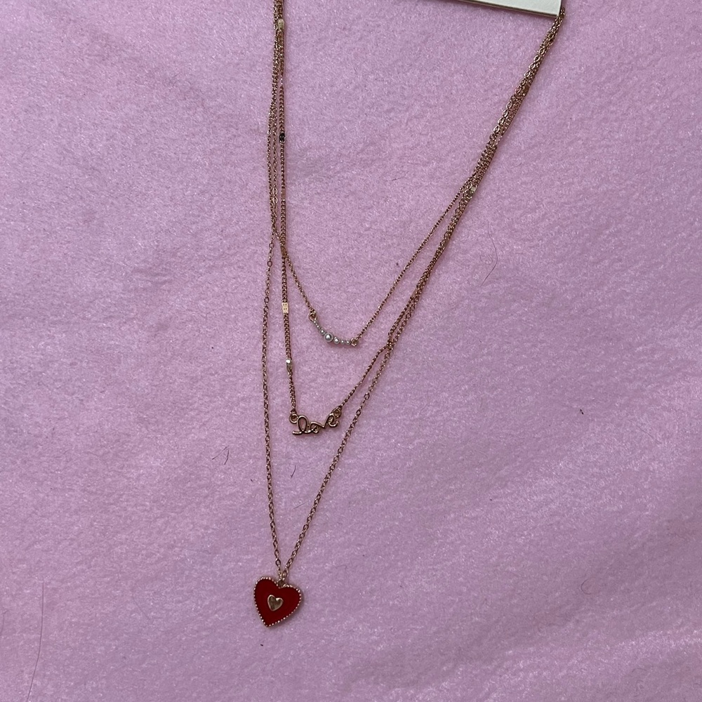 gold layered necklace